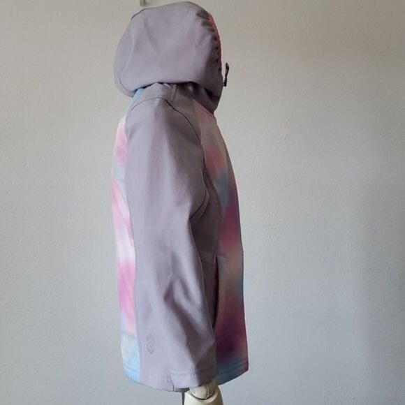 Free Country Water Resistant Jacket Coat Zip Hooded Hoodie Winter GIRLS Kids 5/6 - Picture 5 of 15